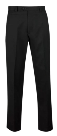 Slim Fit Black Trousers