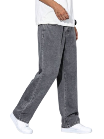 Slate Grey Baggy Jeans